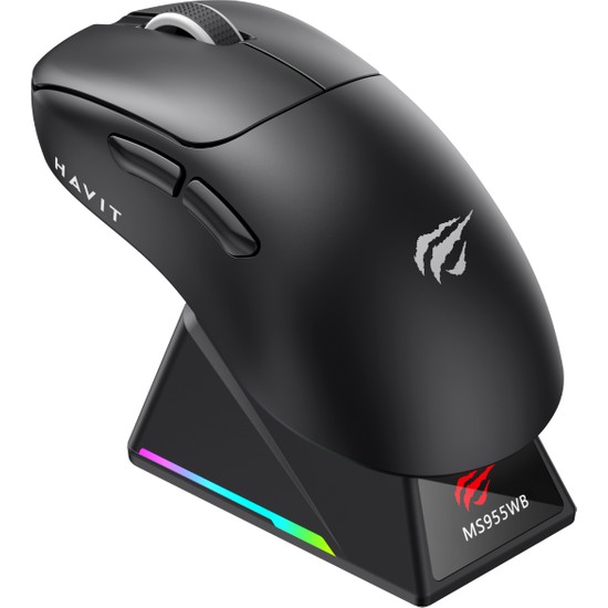 Havit Gamenote MS955WB Rgb Wireless Gaming Mouse 3 Modlu + Ekranlı Şarj Istasyonu
