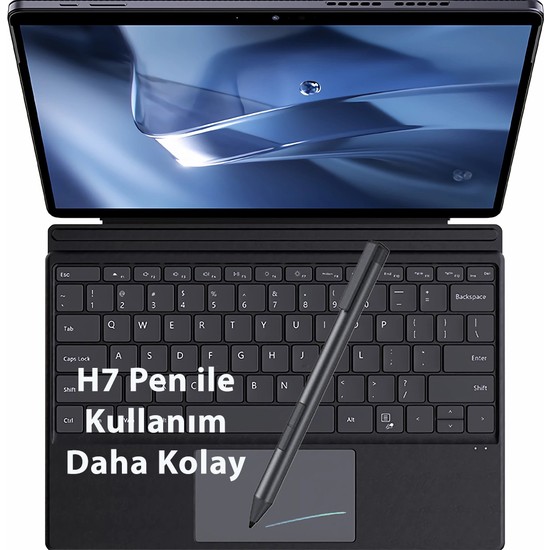 Chuwi HI10 Max Intel N150 Cpu 12GB Ram 500GB SSD WIN11PRO 2 In1 13'' Tablet Pc+Klavye+Kalem