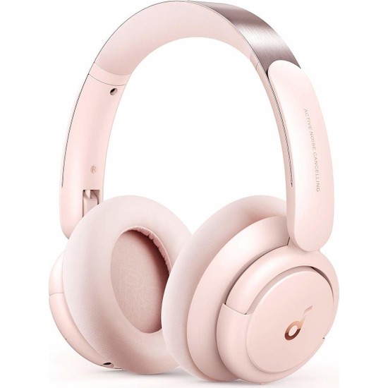 Anker Soundcore Q30 Kulak Üstü Bluetooth Kulaklık, Hibrit Aktif Gürültü Engelleme, Pembe - A3028
