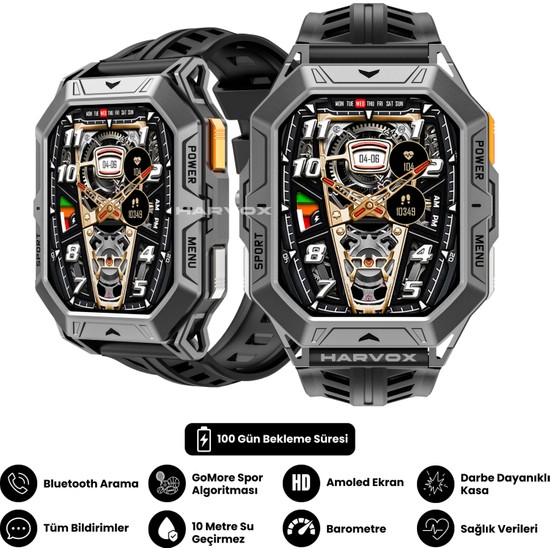 Harvox Watch X1 Pro Akıllı Saat Apple iPhone ve Android Tüm Telefonlara Uyumlu