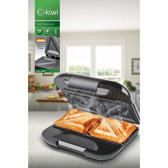 KSM-2405T Yapışmaz Plakalı Tost Makinesi