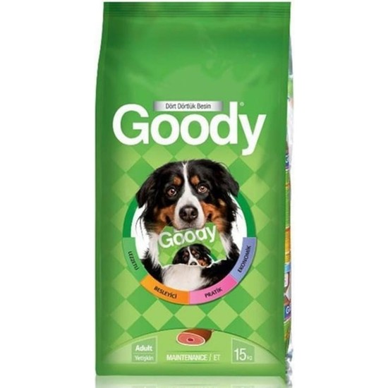 Goody Dana Etli Yetişkin Köpek Maması 15 kg – Ekonomik, Dengeli ve Besleyici Formül ile Sağlıklı Beslenme