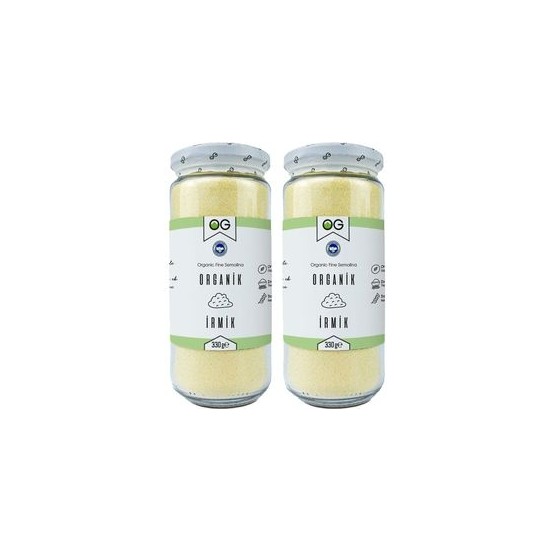 OG natural 2'li Organik İrmik 330 Gr