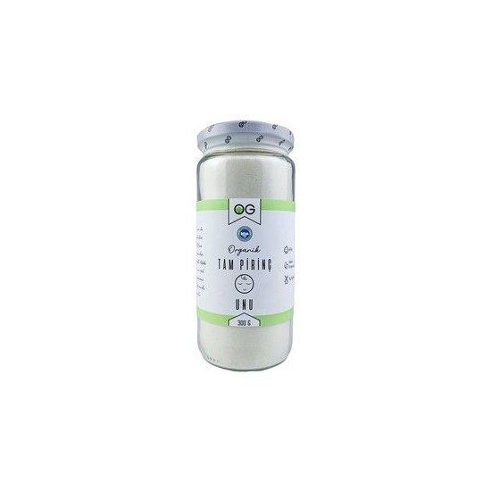OG natural Organik Tam Pirinç Unu 300 Gr