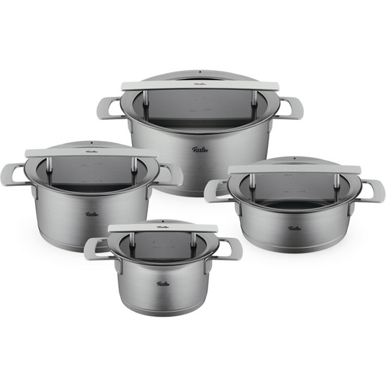Fissler Phi Collection Cam Kapak 8 Parça Tencere Seti