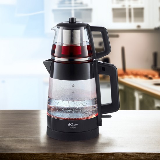 Arzum AR3136 Teamond Çay Makinesi - Siyah