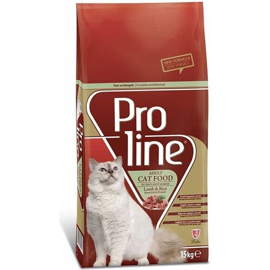 Proline Kuzu Etli Kedi Maması 15 kg Premium Kalite İstiridye Tatlı Lezzet Sunar