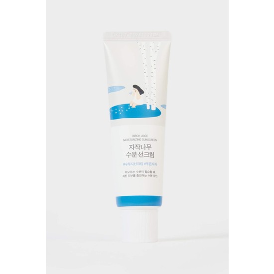 Round Lab Birch Juice Moisturizing Sunscreen - Huş Özlü Aydınlatıcı, Nemlendirici Güneş Kremi 50ml