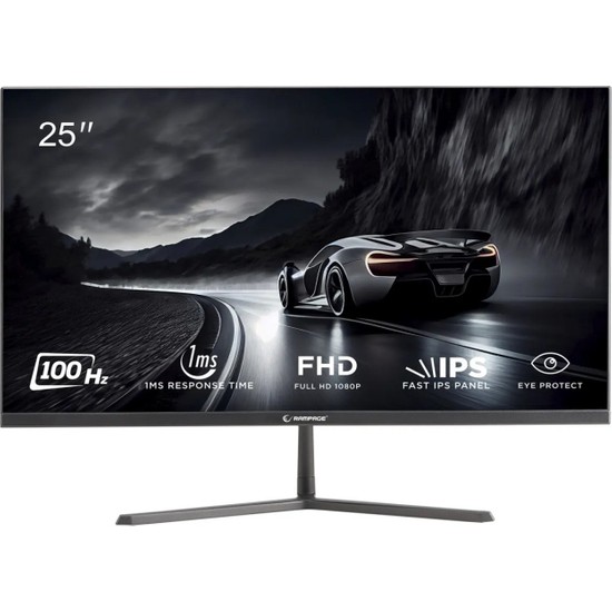 Rampage RM25R100 25'' 100Hz 1ms IPS FHD PC Flat Oyuncu Monitörü