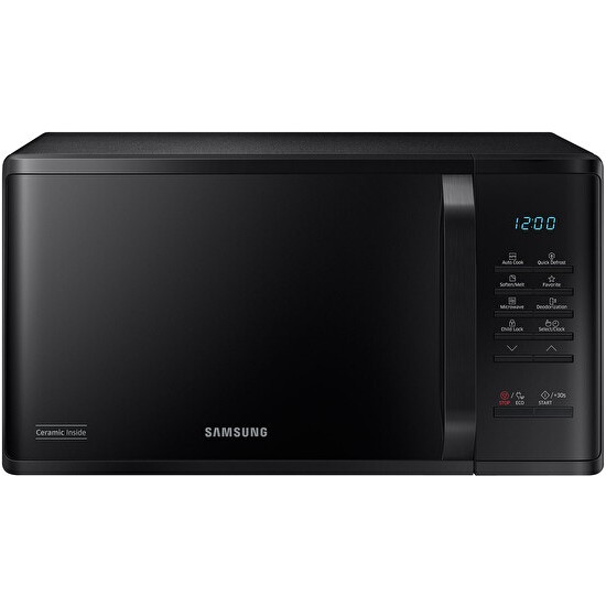 Samsung 23L Siyah Mikrodalga Fırın 800 W Güçlü Buz Çözme Fonksiyonu ile Pratik Kullanım MS23K3513AK