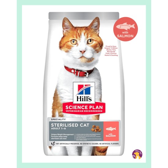 Hill's Science Plan Kısırlaştırılmış Somonlu Yetişkin Kedi Maması 3 kg