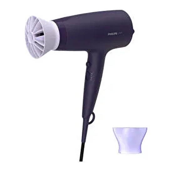 Philips 3000 Serisi 2100 W Güçlü Saç Kurutma Makinesi BHD340/13 2 Kademe Hız Ayarı ile Mavi