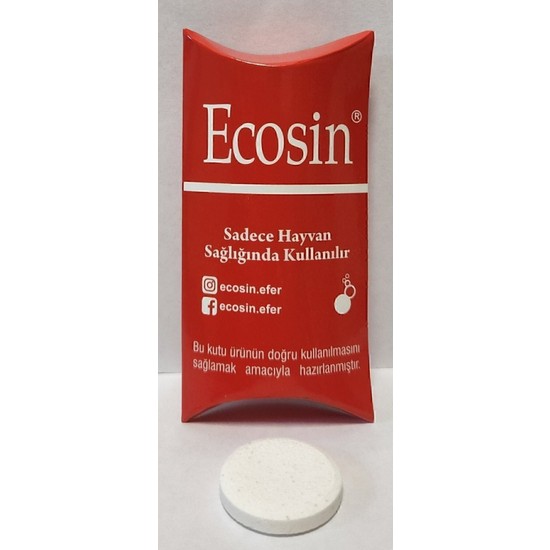 Ecosin 1 Tablet Ördek Tatlı Efervesan Tablet 95 gr Ağırlığında Köpek Sağlığı İçin