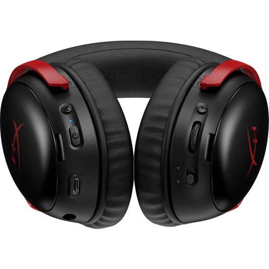 HyperX Cloud III S Kırmızı Siyah Kablosuz Oyuncu Kulaklığı A59Z0AA