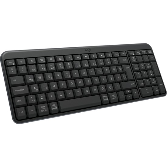 Logitech K250 Kablosuz Türkçe Klavye - Bluetooth Bağlantılı Kompakt Tasarım ile Ev Ofis Kullanımı