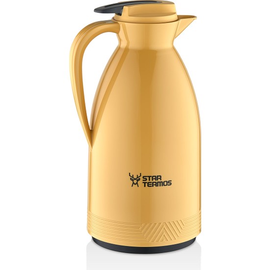 Star Termos Morepse Serisi Cam Termos 1.5 Litre Sarı STM-6165