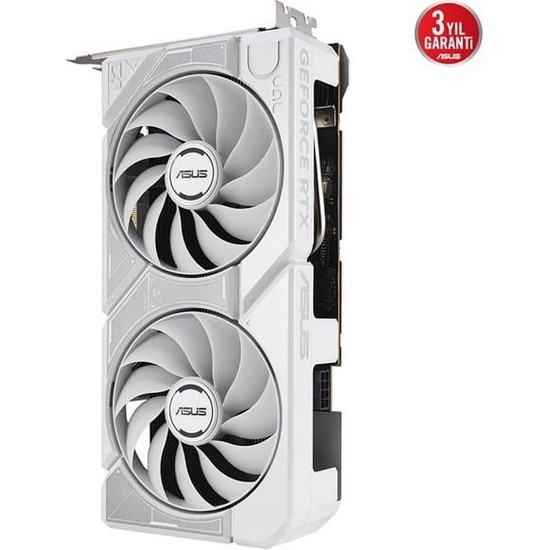 ASUS DUAL-RTX5060-O8G-WHITE-NVIDIA-GEFORCE-RTX 5060-8GB GDDR7-128bit--OC-HDMI-3xDP-DLSS3 EKRAN KARTI