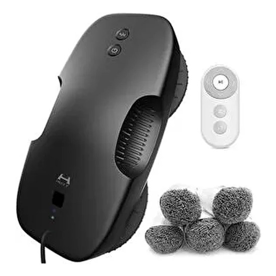 Siyah Ddc5 Hutt Akıllı Cam Temizleme Robotu