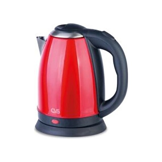 CVS Çelik Kettle 1900 Watt Kırmızı - Dn 00010 Su Isıtıcı 1,8 lt Paslanmaz Çelik Otomatik Kapanma Özelliği