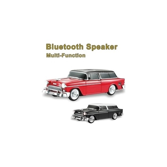 1955 Model Klasik Araba Bluetooth Hoparlör Speaker 10 Watt Fm Radyo Sd Kart USB
