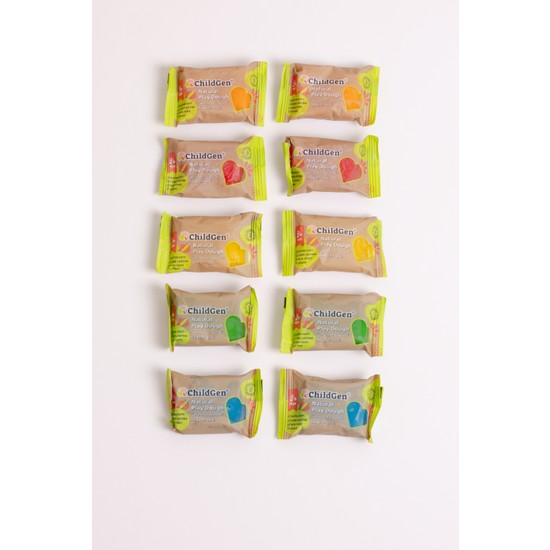 ChildGen Doğal Oyun Hamuru -10'lu Minipack - (10X50GR)