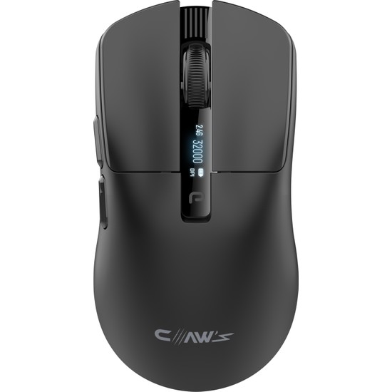 Claw's Venator 32000 Dpi Pixart Paw 3335 LCD Ekran - Chromatic Rgb - Makro Yazılım - Kablosuz Gaming Mouse (2.4ghz + Bt + Type-C)