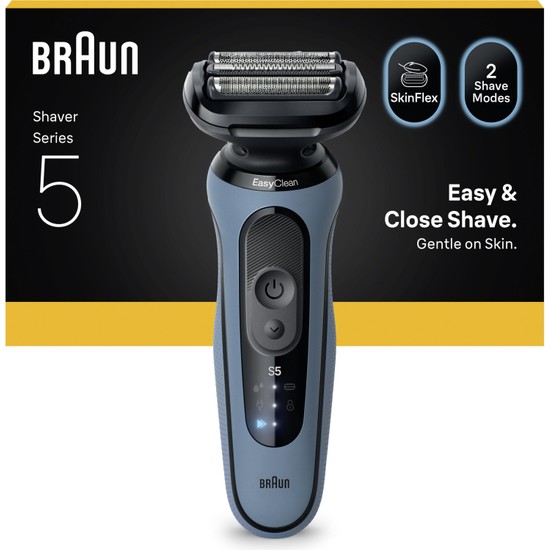 Braun Series 5 Elektrikli Tıraş Makinesi, Islak ve Kuru, 52-A1000S