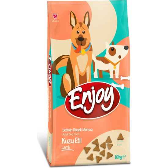 Enjoy Köpek Maması Kuzu ve Pirinç İçerikli Yetişkinler İçin 10 Kg Sağlıklı Beslenme