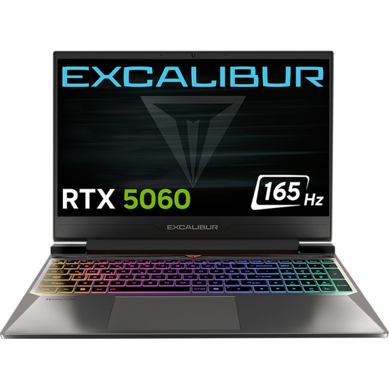 Casper Excalibur G870 Intel Core i7 13620H 24GB 1TB SSD RTX5060 Freedos 15.6" 165Hz Taşınabilir Bilgisayar G870.1362-CF60X-C