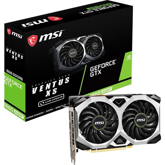 Msı Super Ventus Xs GTX1660S 6gb Gddr6 192BIT 3xdp/1xhdmı