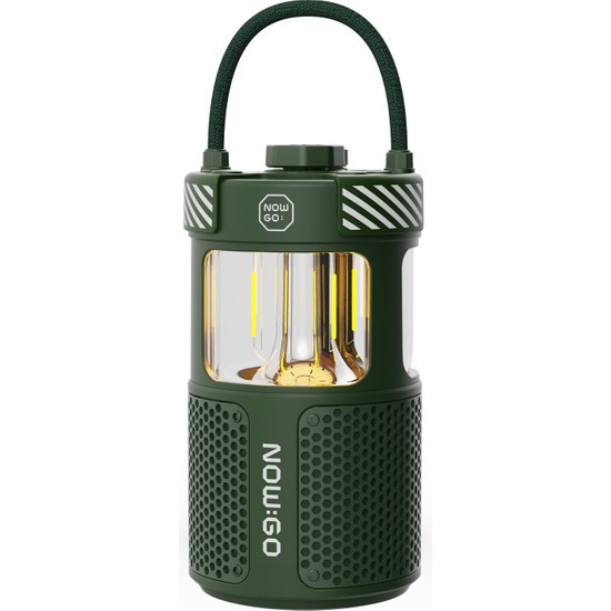 Now Go Nowgo F1 20w Bluetoooth Hoparlör Taşınabilir Powerbank Kamp Feneri Yeşil