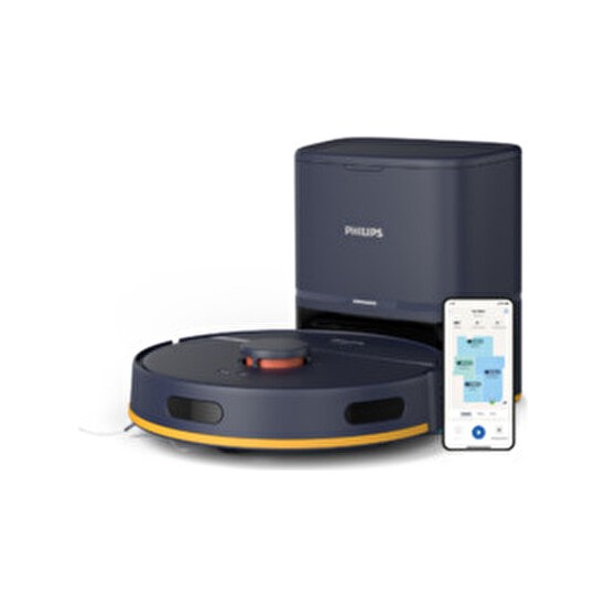 Philips 2000 Serisi Robot Süpürge Lacivert XU2100/15 Islak ve Kuru Temizlik ile Otomatik Boşaltma Özelliği