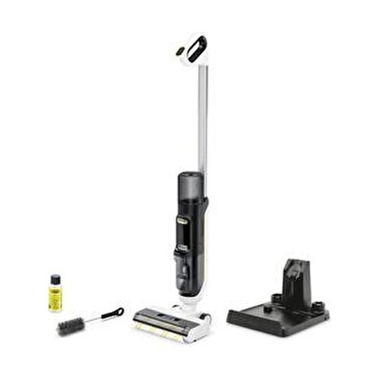 Karcher Fcv 3 Beyaz Islak Kuru Dikey Süpürge Güçlü Emiş Teknolojisi ile Toz Haznesi Kapasitesi Yüksek