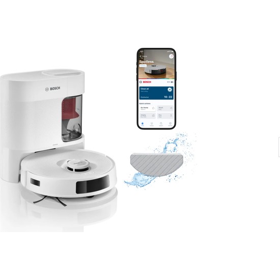 Bosch BCRD2W Robot Süpürge, Spotless Advanced +