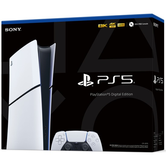 SONY Ps5 Slim Digital 825 GB CFI-2116 Avrupa Sürüm Ithalatçı Garantili
