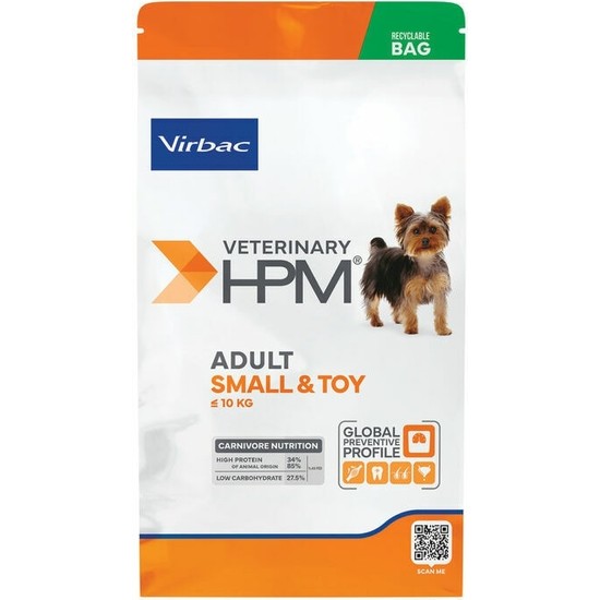 hpm dog adult small & toy 3 kg