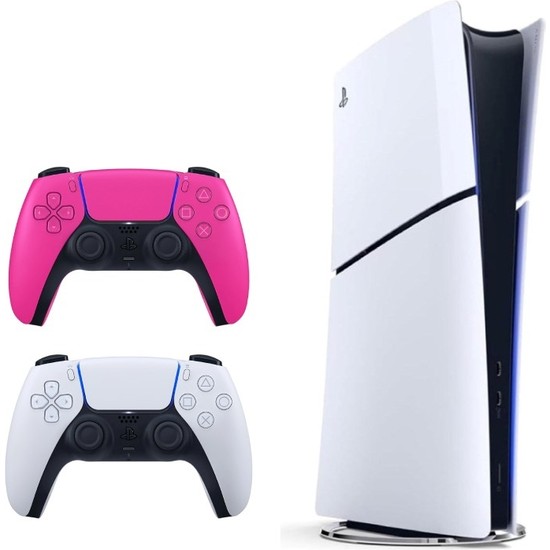 Sony Playstation 5 Slim Digital 825 GB + 2. Pembe Dualsense Ithalatçı Garantili