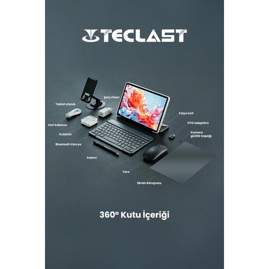Teclast P30T 4/128 GB 10.1'' Tablet(Resmi Distribütör Garantili)