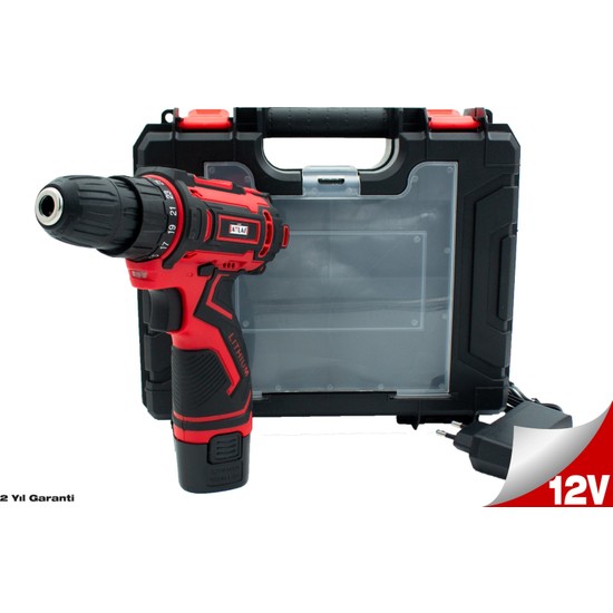 Attlas Eco V12-201C 12V 2.0AH Tek Akülü Matkap Çantalı - A0104102