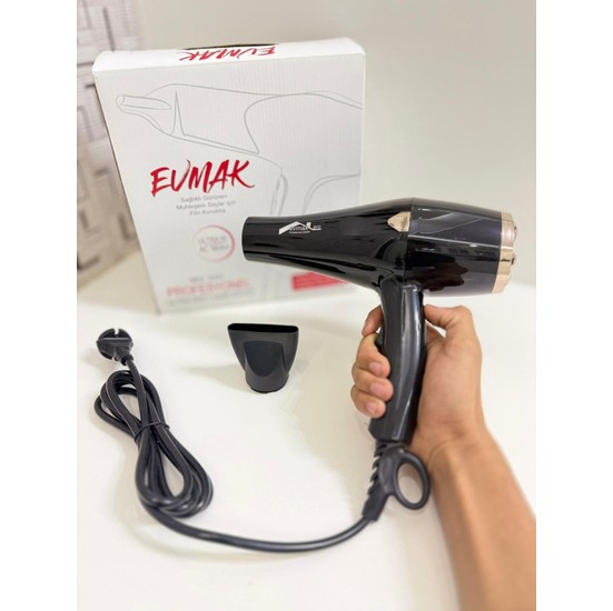 Evmak 3200 Professional Ac Motor Saç Kurutma Fön Makinesi 1 Fön Başlığı