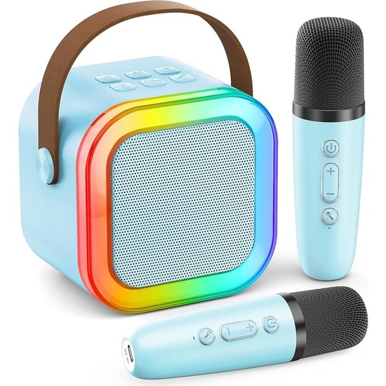 Ciyu Ticaret Karaoke Seti Çift Mikrofonlu Bluetooth Hoparlör Eğlence Seti Çocuk Eğlence Etkinlik