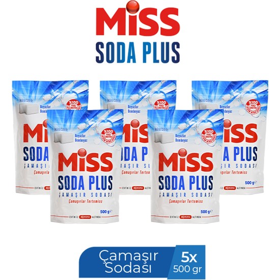 Miss Soda Plus 500 gr x 5 Adet