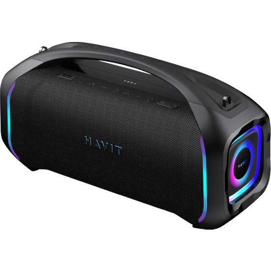 Havit SK910BT 200W Rgb Bluetooth Hoparlör Siyah - Su Geçirmez, Taşınabilir, Güçlü Bas Özellikli