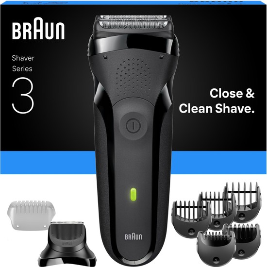 Braun Series 3 Shave & Style Sakal Şekillendirici ve Tıraş Makinesi, Kuru, 300BT