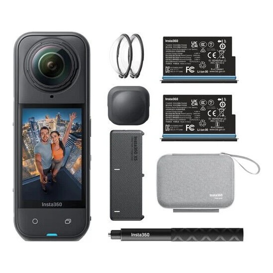 INSTA360 X5 360° Aksiyon Kamerası Essentials Bundle