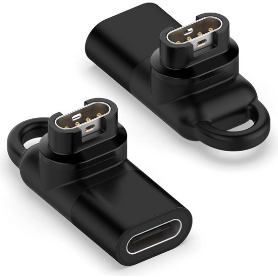 Caseonn Garmin Instinct Crossover Amoled - Tactical Edition Taşınabilir Şarj Dönüştürücü Adaptörü Type-C