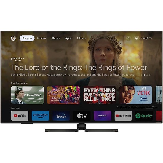 Grundig 55GQ950A 55'' 139 Ekran Uydu Alıcılı 4K Ultra HD Google Smart QLED TV