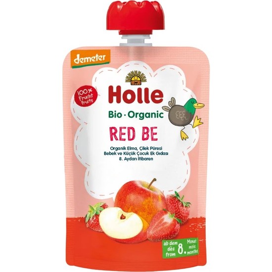 Holle Organik Red Be (Elma, Çilek)