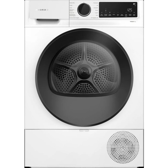 Profilo KM09611JTR 9 kg Beyaz Kurutma Makinesi Isı Pompalı Enerji Sınıfı D Dijital Kontrol Özellikleri
