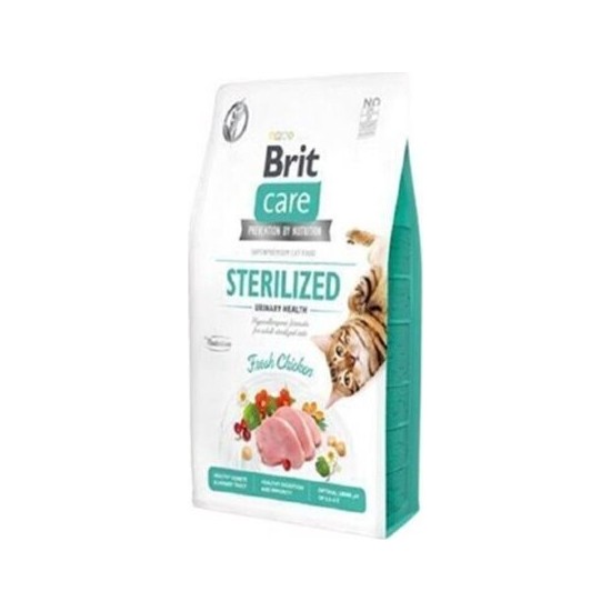 Brit Care Cat G-F Sterilized Urinary Health Fresh Chicken 7 Kg